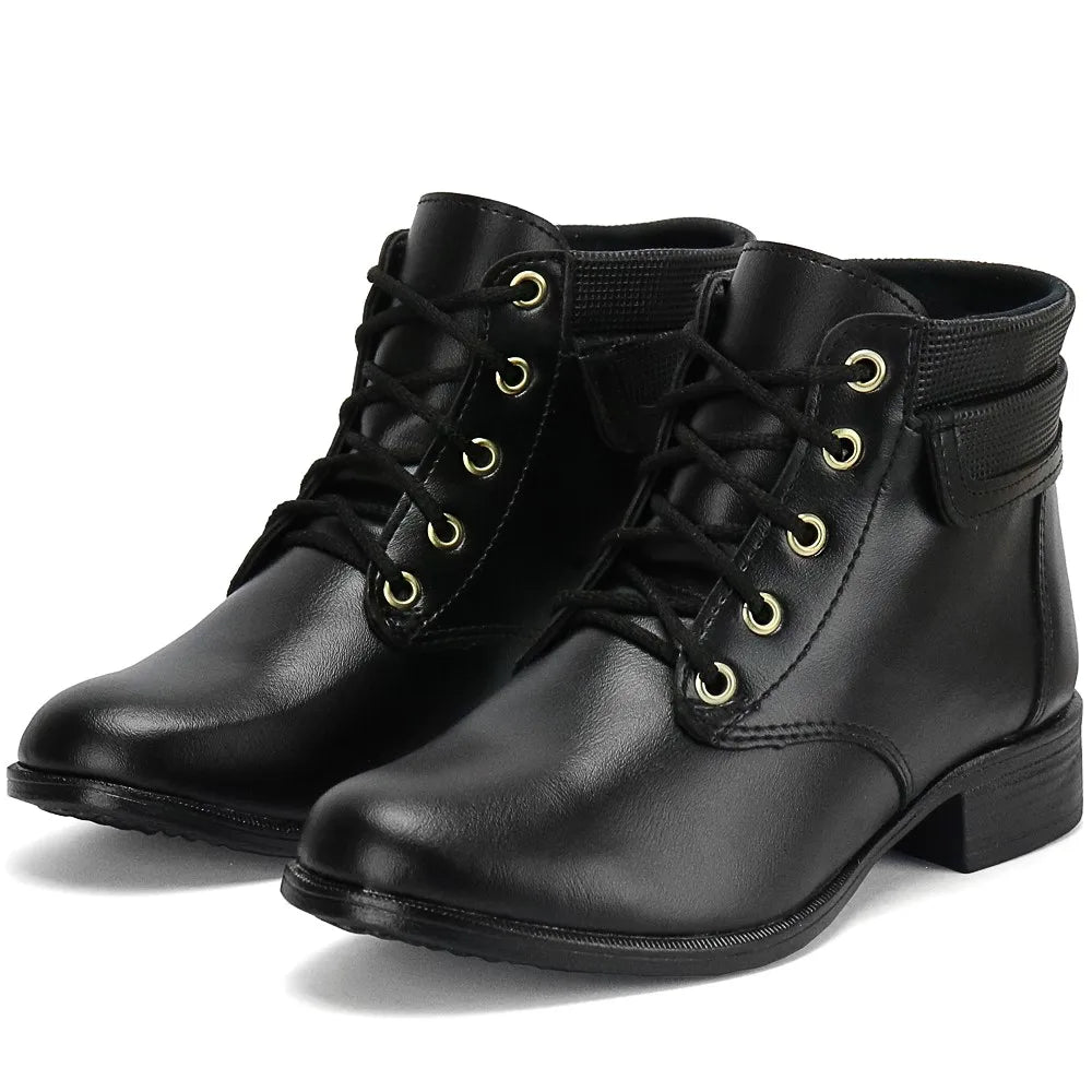 Bota Feminina Para Inverno Cano baixo