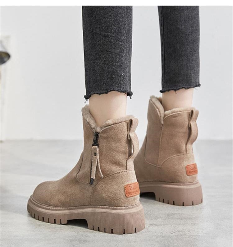 Bota Feminina de Inverno com Ziper