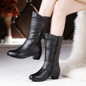 Botas Feminina de Couro Street