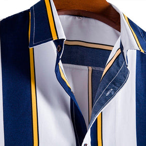 Camisa Masculina Manga Curta Listrada Navy