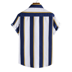 Camisa Masculina Manga Curta Listrada Navy