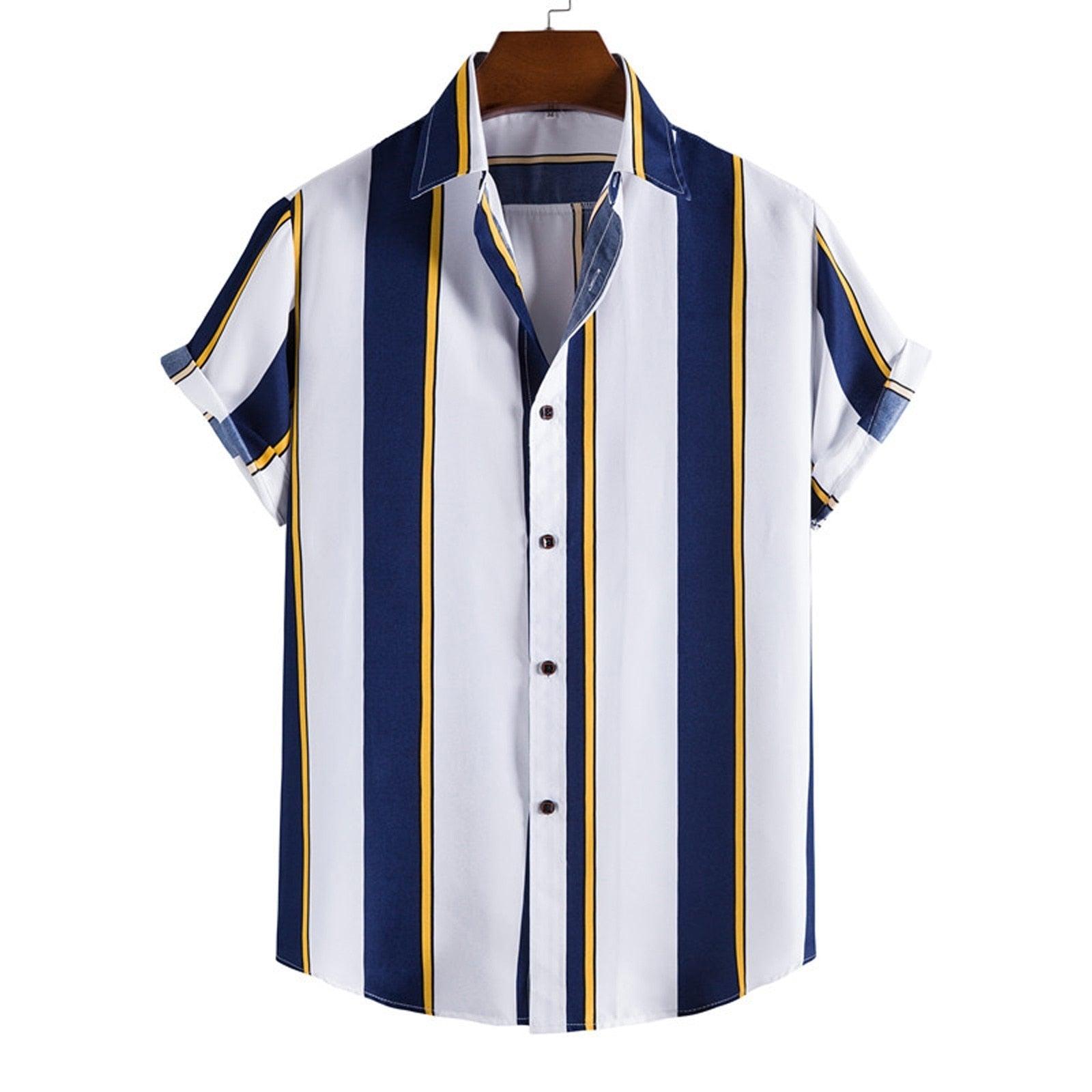 Camisa Masculina Manga Curta Listrada Navy