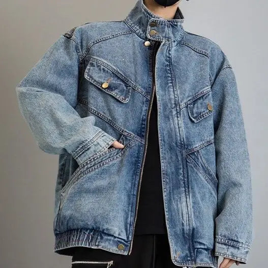 Jaqueta Masculina Jeans Streetwear