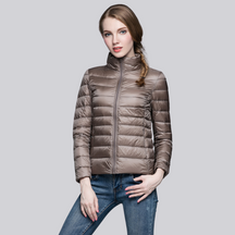 Jaqueta Puffer Feminina Pluma