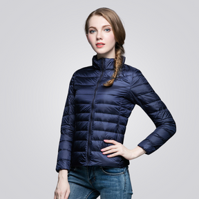 Jaqueta Puffer Feminina Pluma