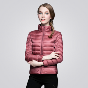 Jaqueta Puffer Feminina Pluma