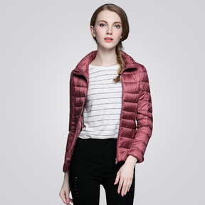 Jaqueta Puffer Feminina Pluma