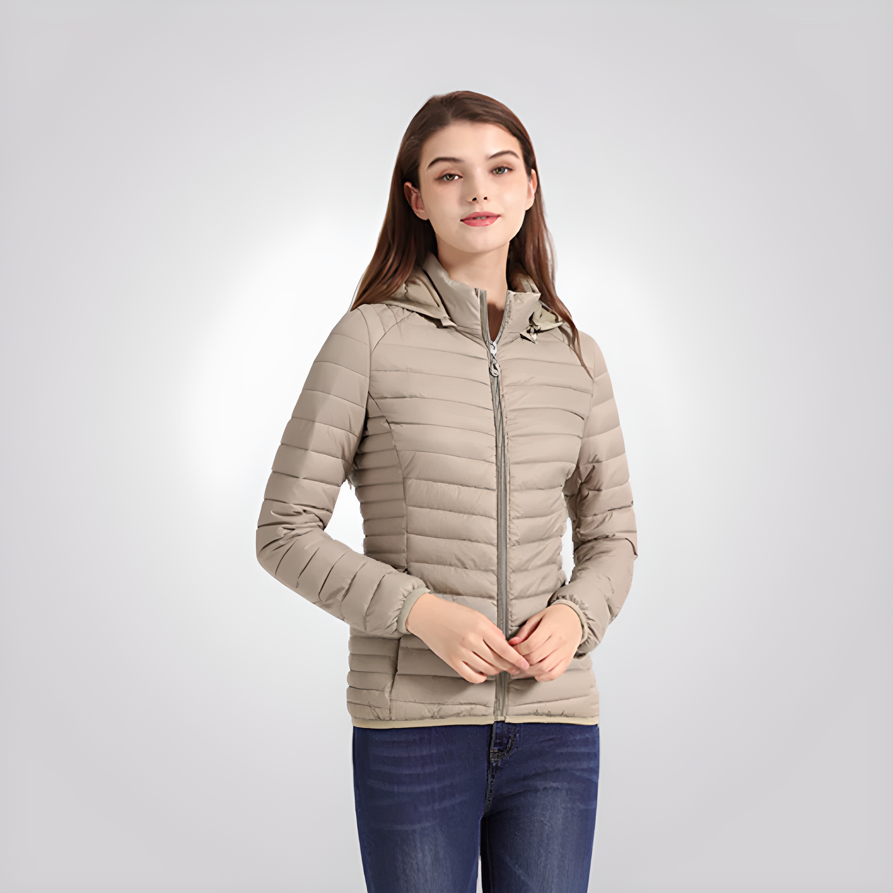 Jaqueta Puffer Feminina Slim Fit